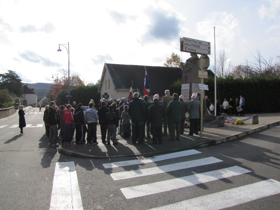 11novembre1918 - Cérémonie du 11 novembre - 11/11/2010 - Boussières (25) - Photo n9