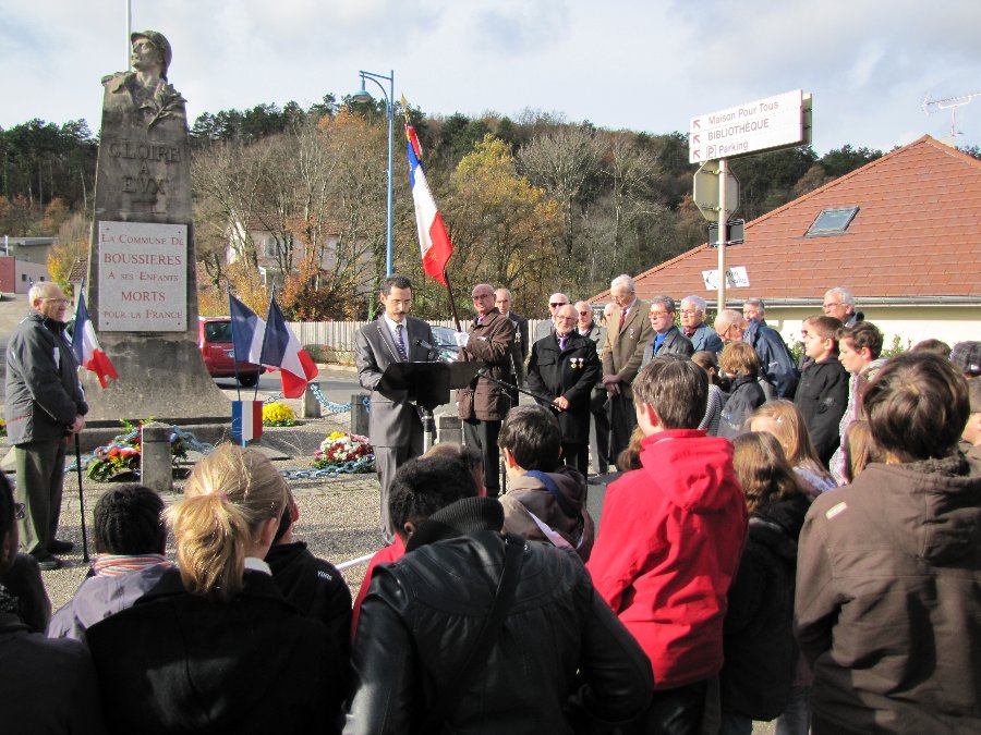 11novembre1918 - Cérémonie du 11 novembre - 11/11/2010 - Boussières (25) - Photo n18