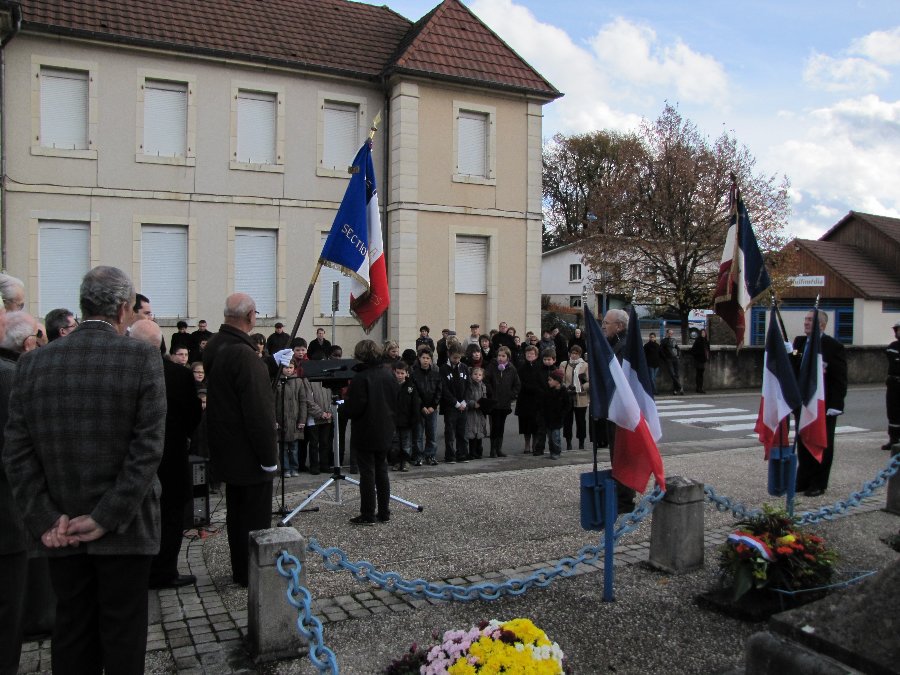 11novembre1918 - Cérémonie du 11 novembre - 11/11/2010 - Boussières (25) - Photo n31