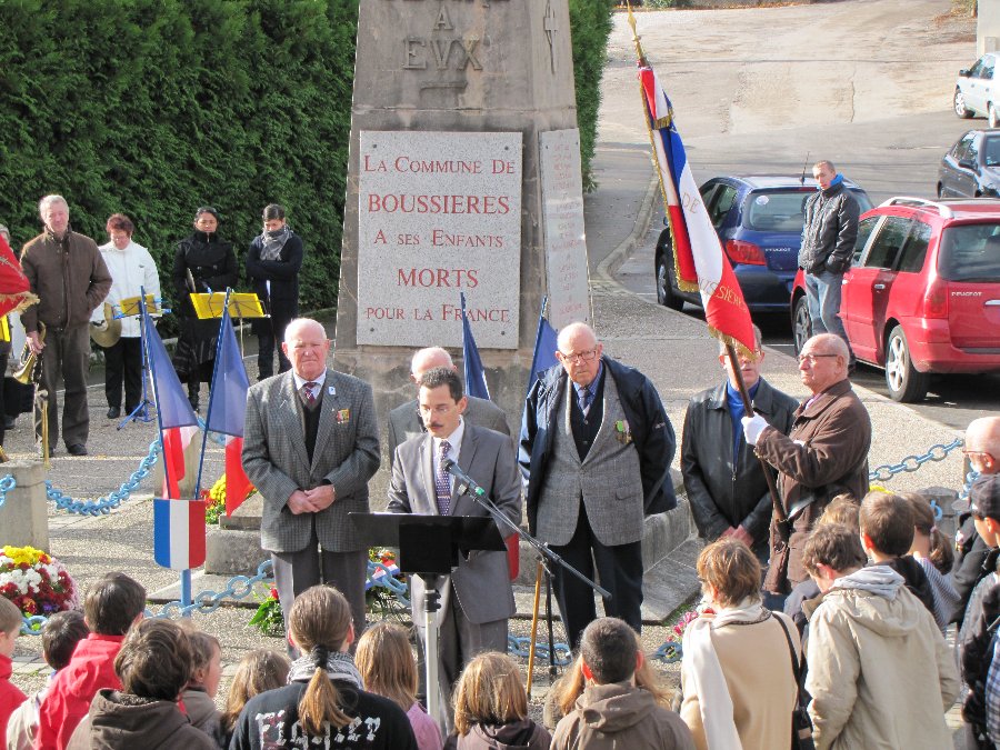 11novembre1918 - Cérémonie du 11 novembre - 11/11/2010 - Boussières (25) - Photo n40