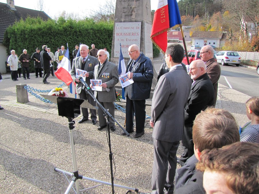 11novembre1918 - Cérémonie du 11 novembre - 11/11/2010 - Boussières (25) - Photo n50