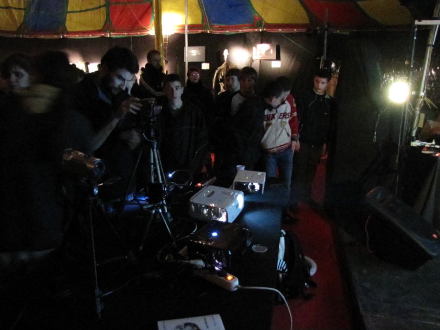 Atelier vidéo du collectif Mosquito Massala - Festival Proj(ect) - 5ième édition - 17/11/2010 - Nancy / Maxéville (54) - Photo n12
