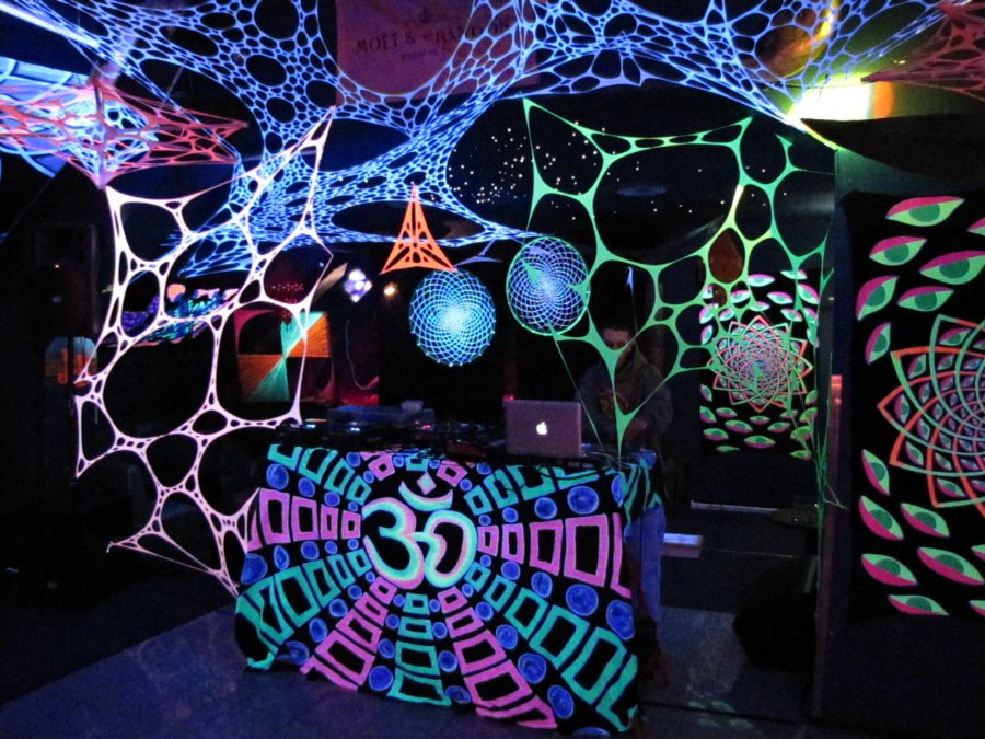 La deco par Psygana Invasion - Freaks Machine Retrospective - 18/02/2011 - Le Diamant Bleu à Fuans (25) - Photo n3