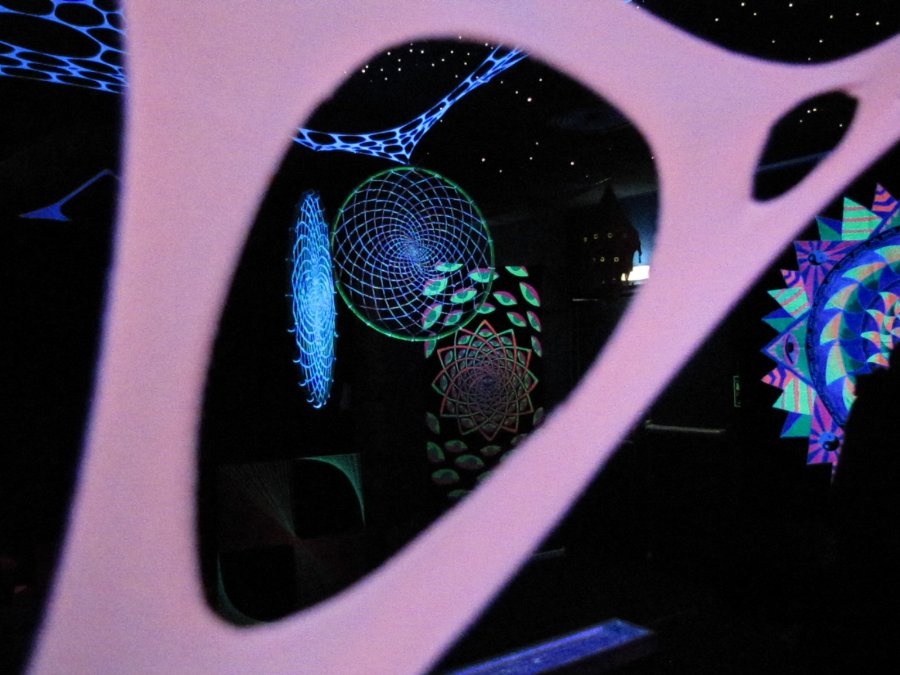 La deco par Psygana Invasion - Freaks Machine Retrospective - 18/02/2011 - Le Diamant Bleu à Fuans (25) - Photo n5