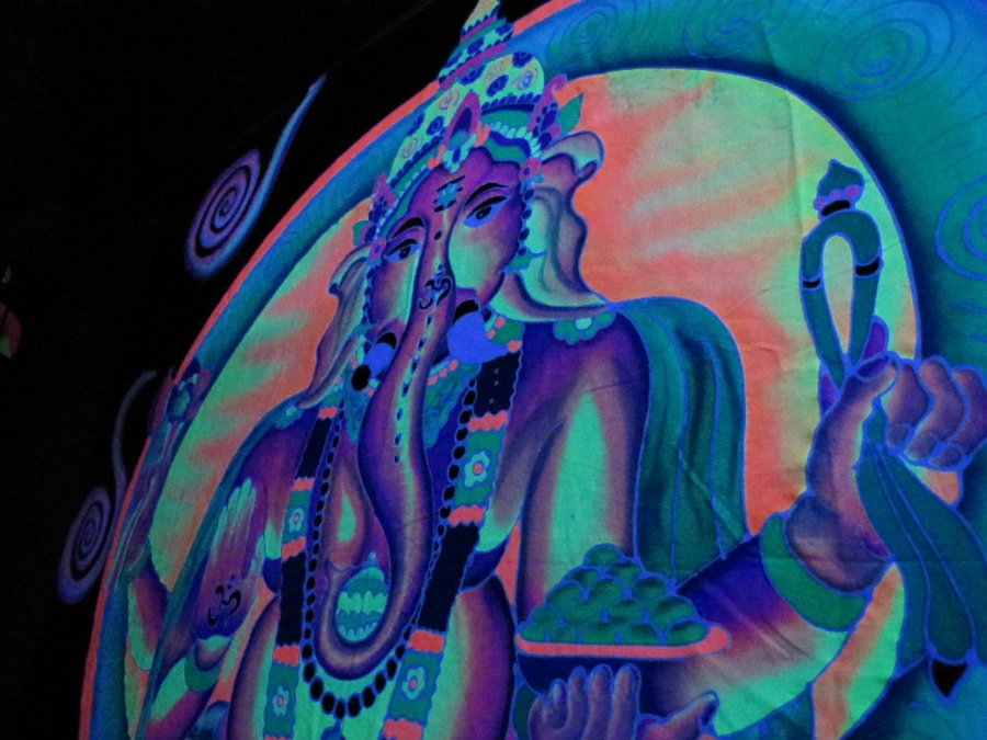 La deco par Psygana Invasion - Freaks Machine Retrospective - 18/02/2011 - Le Diamant Bleu à Fuans (25) - Photo n9
